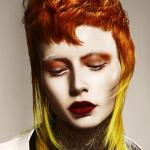 David Barron, precyzyjne strzyżenie, wibrujące kolory, odważne barwy, fryzury, kolekcja, kontrast, SUZI