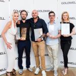 zwycięzcy w kategorii partner - konkurs trendów Goldwell Color Zoom Challenge 2015